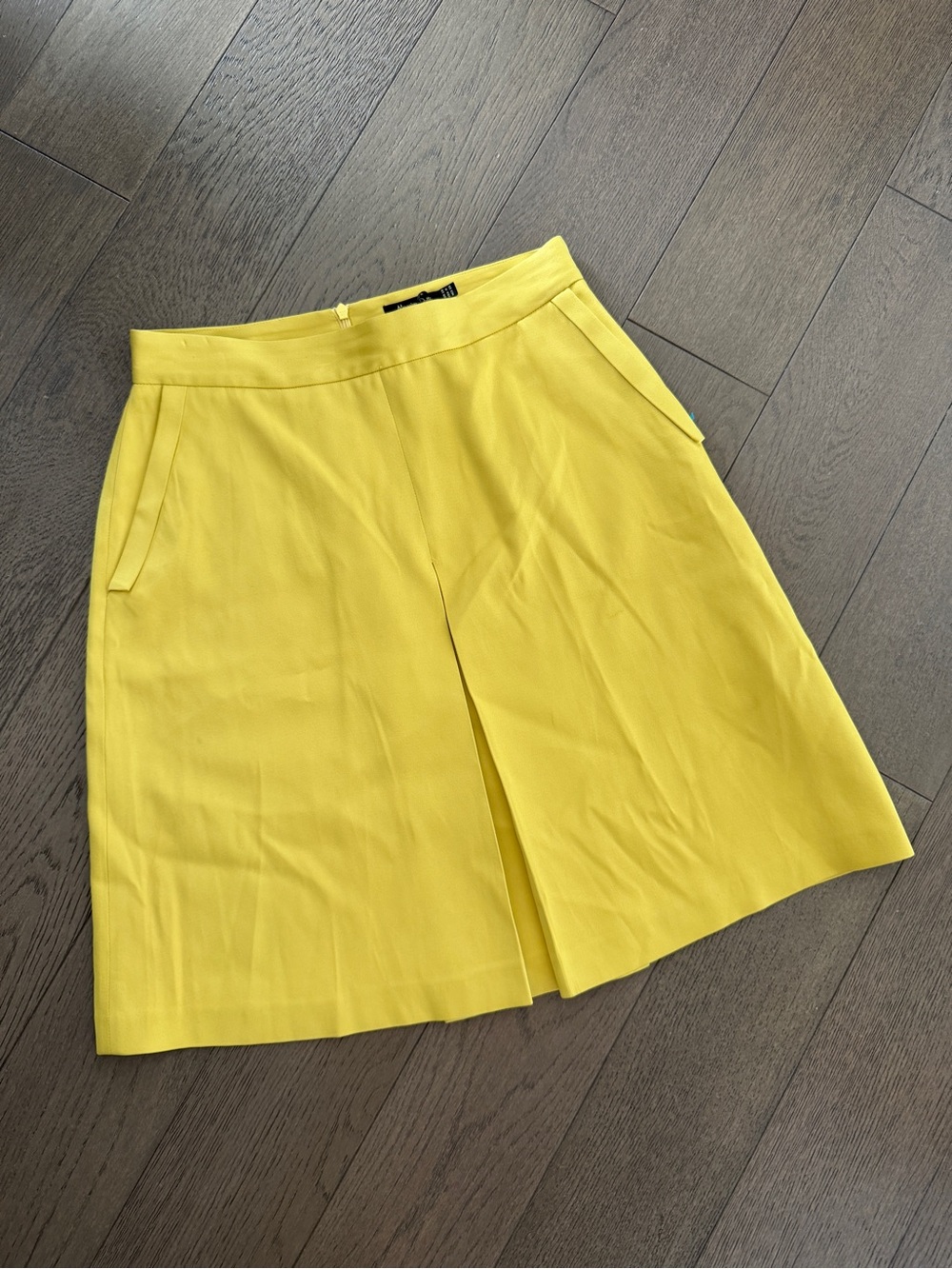 Massimo Dutti Yellow Skirt